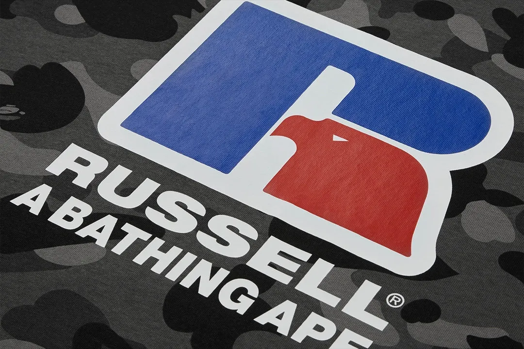 【 BAPE X RUSSELL 】COLOR CAMO TEE