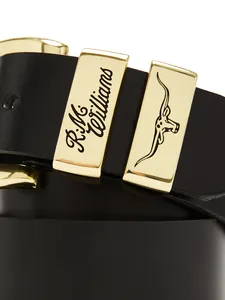 1 1/2” 3 Piece Solid Hide Belt Black