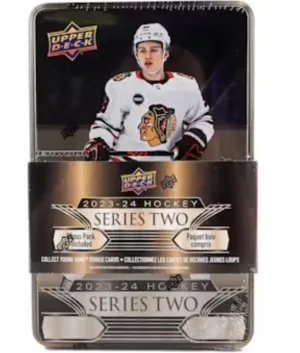 2023-24 Upper Deck Series 2 Hockey Tin Trading Cards