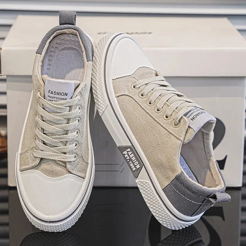 2025 Men's Breathable Canvas Skate Shoes 48 Size
