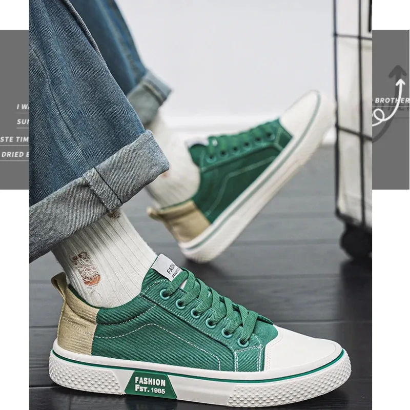2025 Men's Breathable Canvas Skate Shoes 48 Size