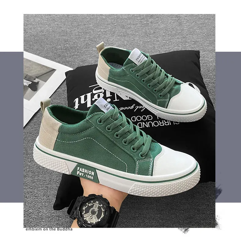 2025 Men's Breathable Canvas Skate Shoes 48 Size