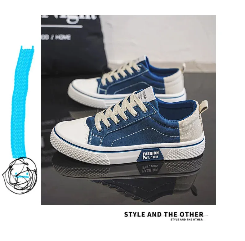 2025 Men's Breathable Canvas Skate Shoes 48 Size