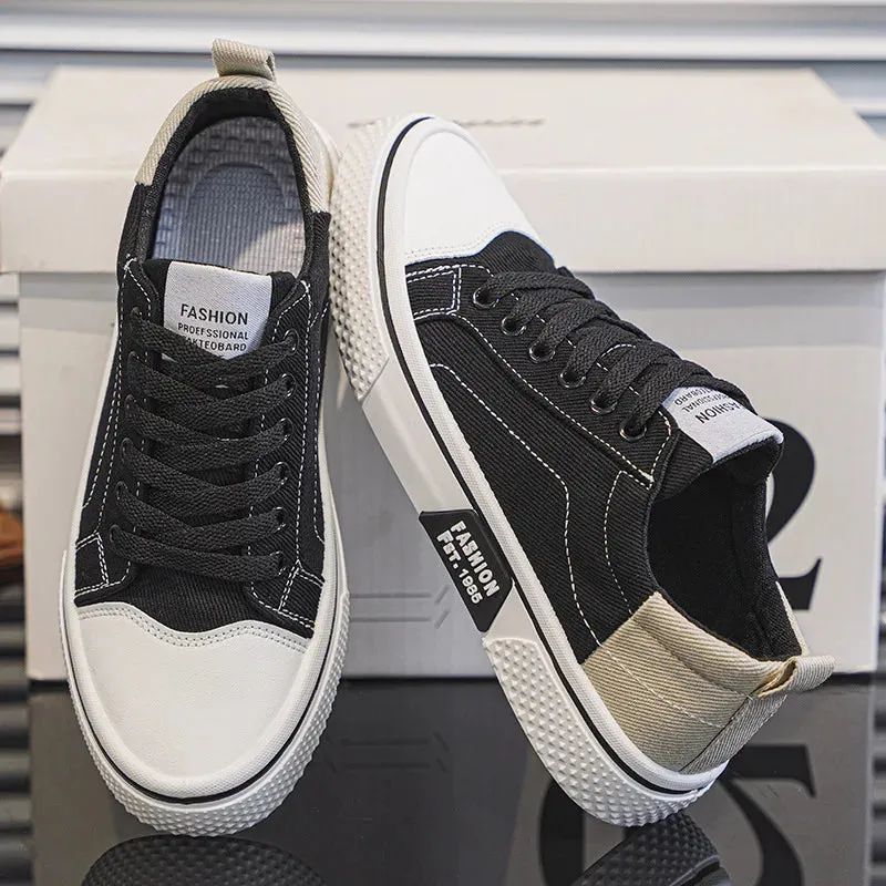 2025 Men's Breathable Canvas Skate Shoes 48 Size