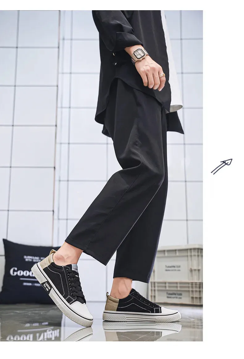 2025 Men's Breathable Canvas Skate Shoes 48 Size