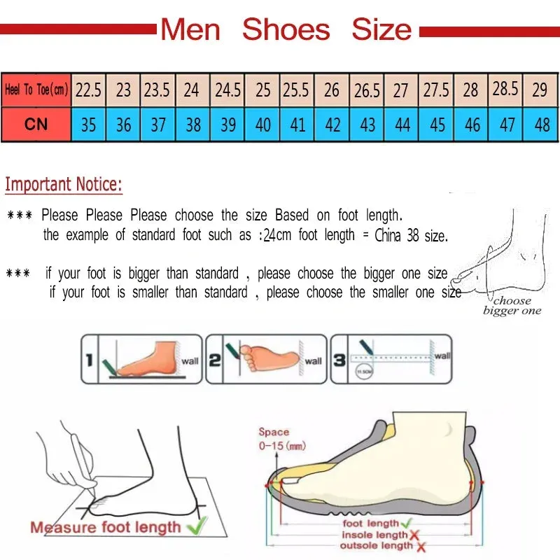 2025 Men's Breathable Canvas Skate Shoes 48 Size