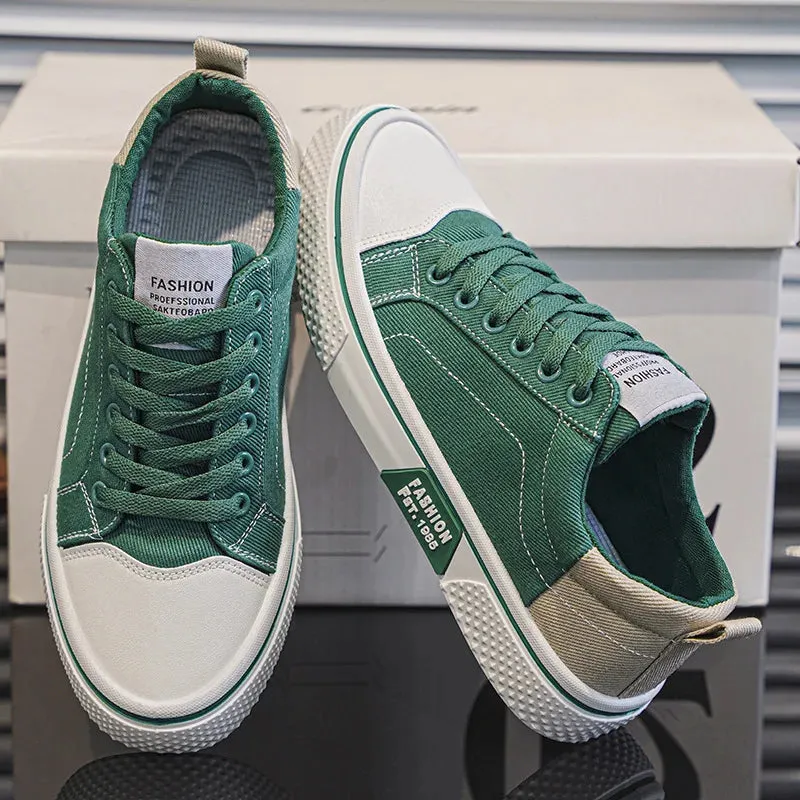 2025 Men's Breathable Canvas Skate Shoes 48 Size