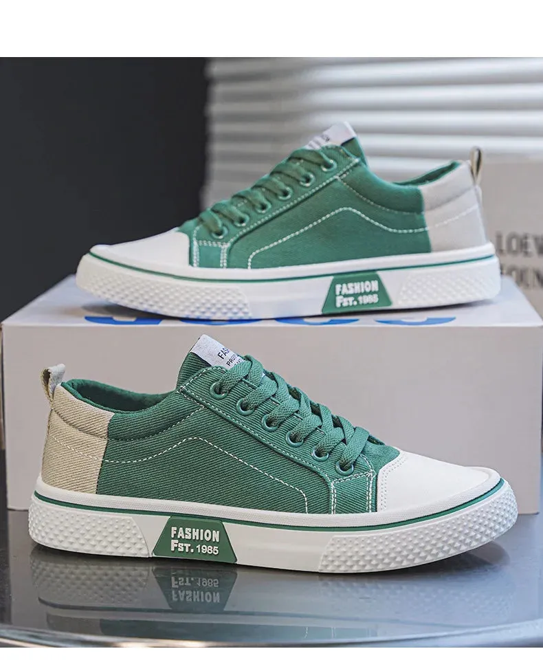 2025 Men's Breathable Canvas Skate Shoes 48 Size