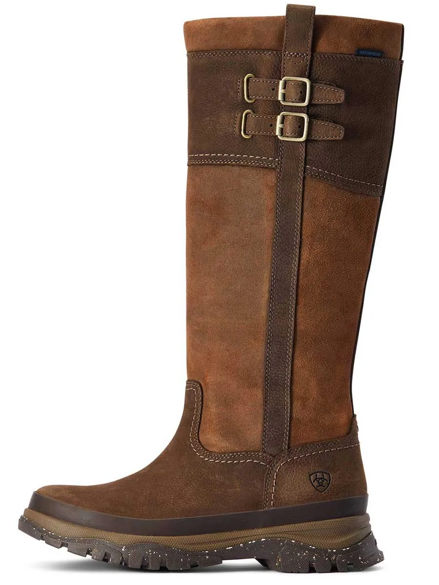 30% OFF ARIAT Moresby Tall Waterproof Boots - Womens - Java Size: UK 6