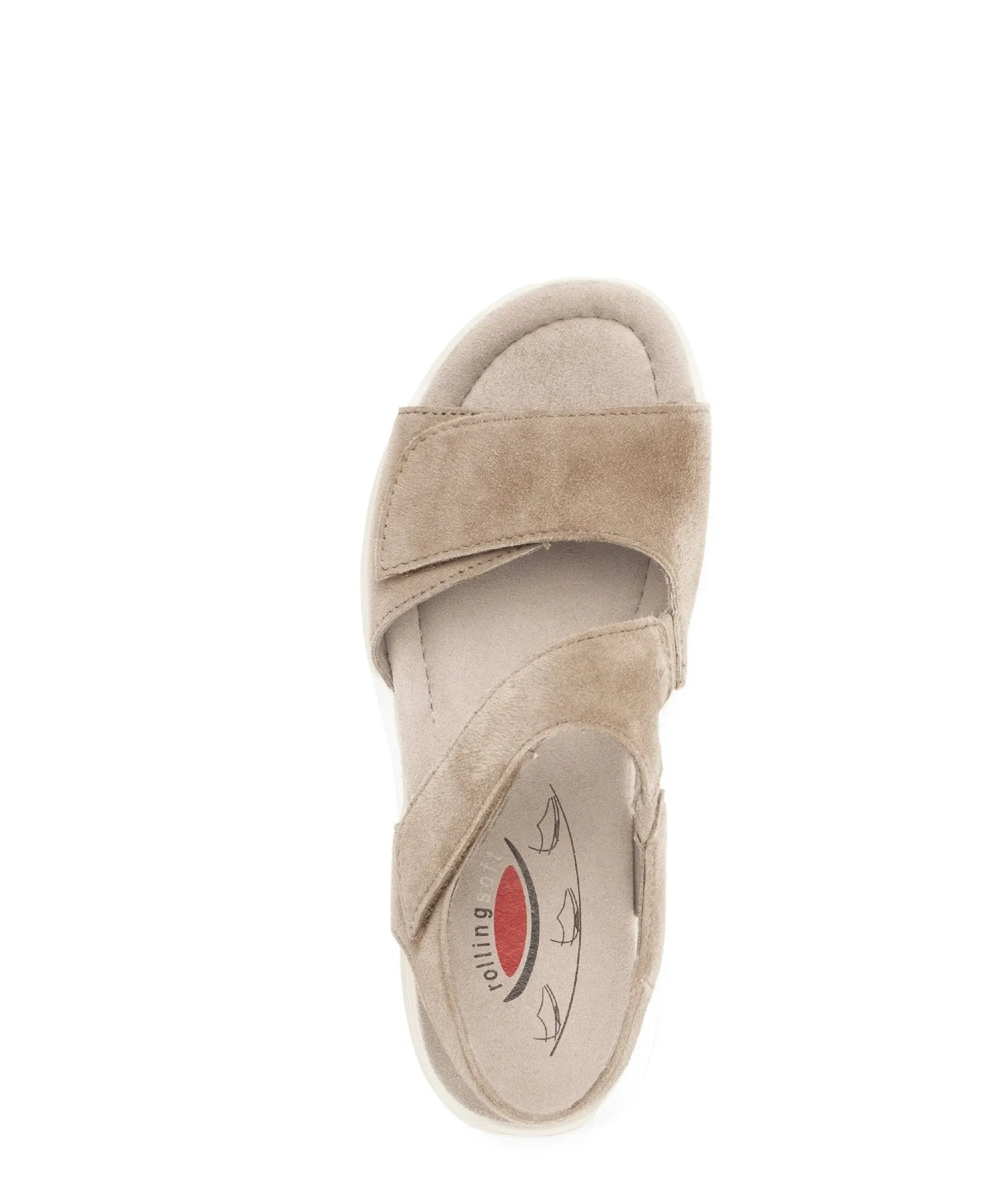 '46.815.30' women's walking rolling sandal - beige