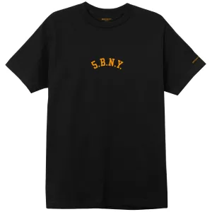5BORO 5.B.N.Y. T-Shirt Black & Gold Yellow