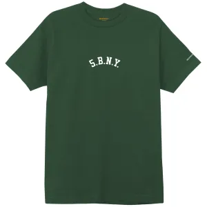 5BORO 5.B.N.Y. T-Shirt Forest Green & White