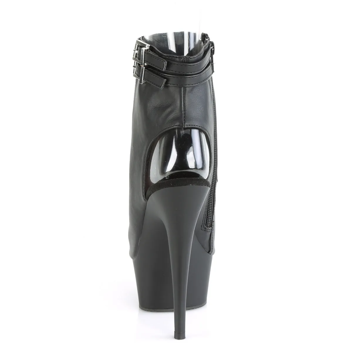 6 Inch Heel DELIGHT-600-18 Black Pu