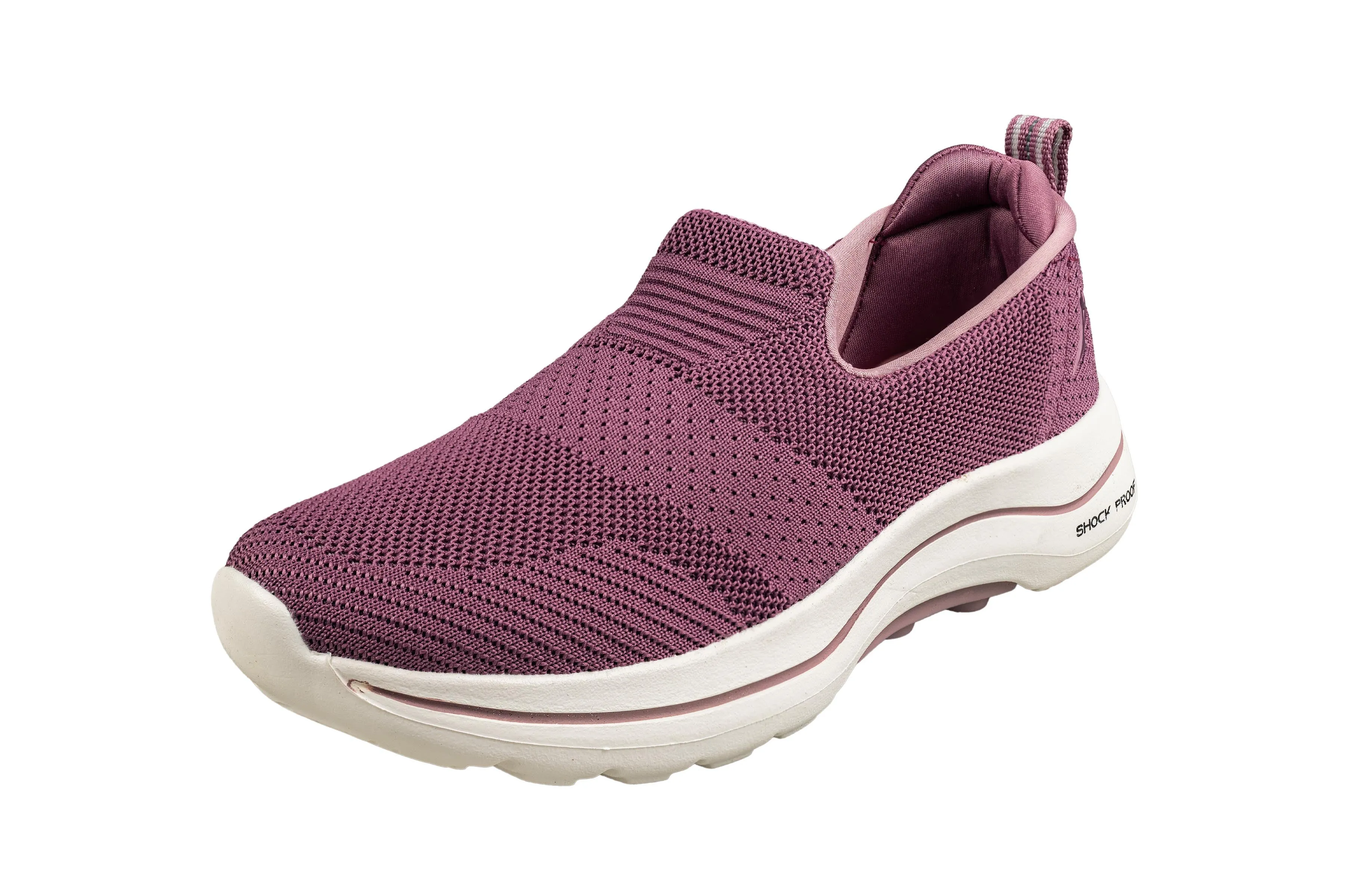 Abros Ladies Mauve / D. Mauve Sports Shoe (Sports Assl 0119 D)