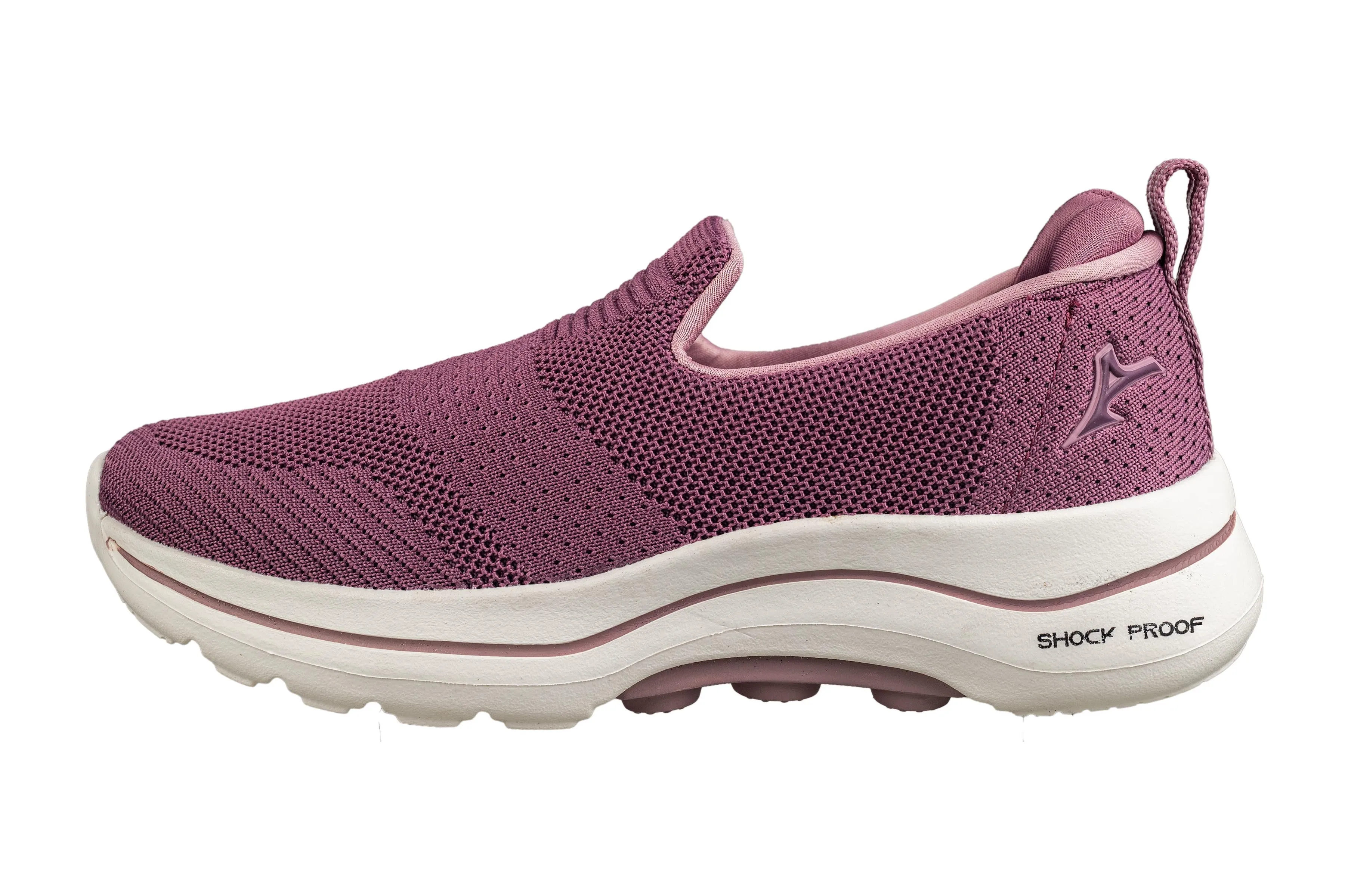 Abros Ladies Mauve / D. Mauve Sports Shoe (Sports Assl 0119 D)