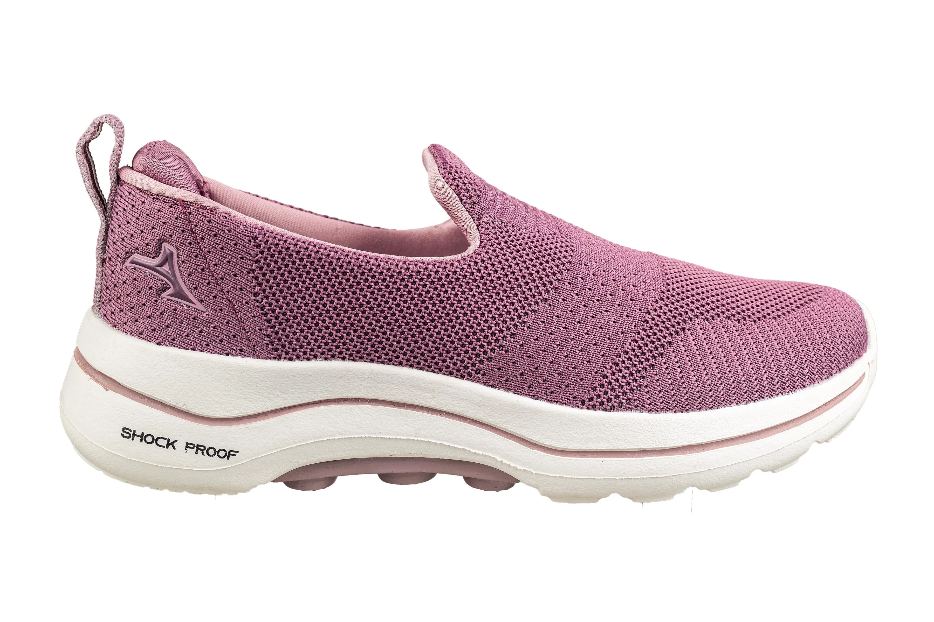 Abros Ladies Mauve / D. Mauve Sports Shoe (Sports Assl 0119 D)