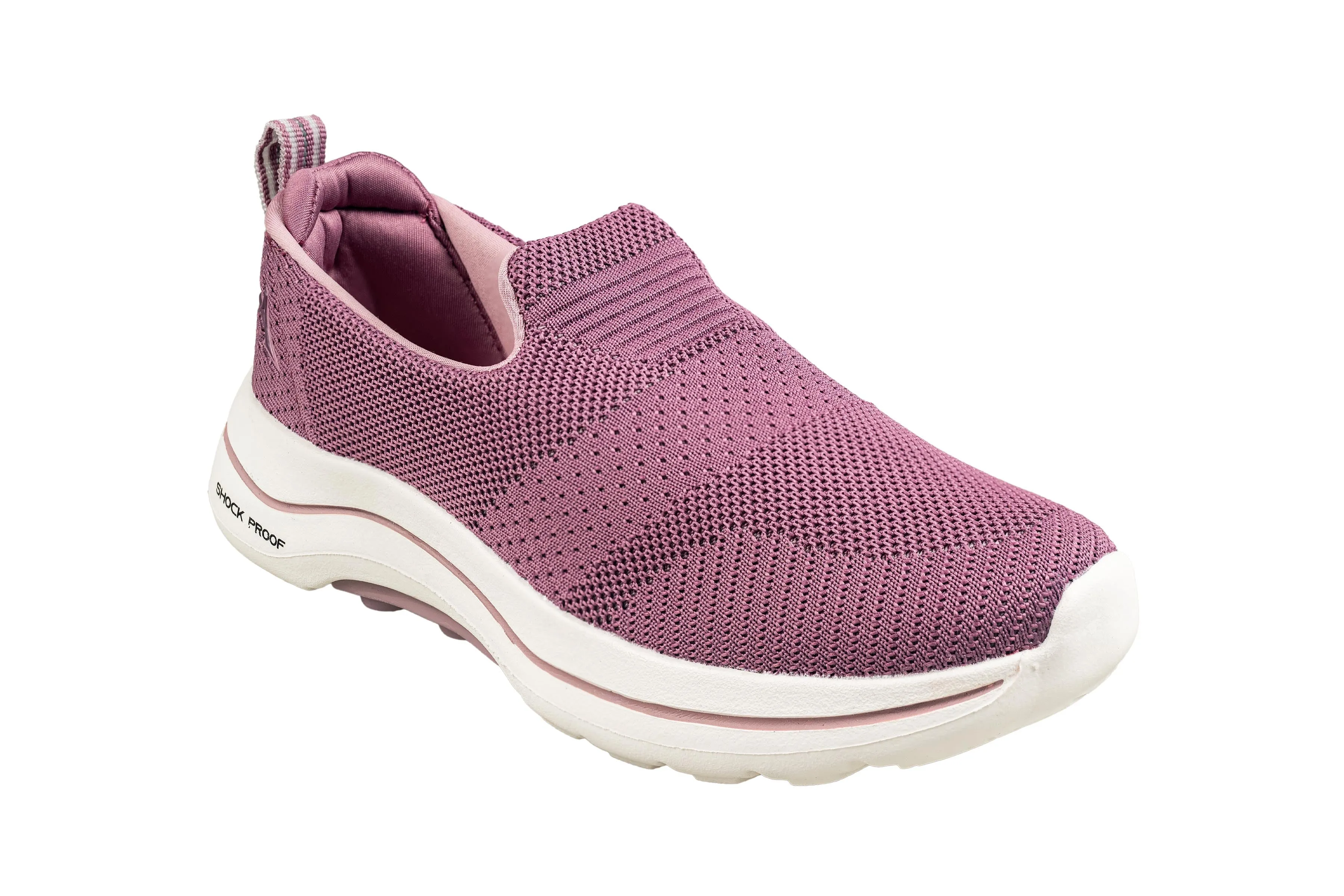 Abros Ladies Mauve / D. Mauve Sports Shoe (Sports Assl 0119 D)