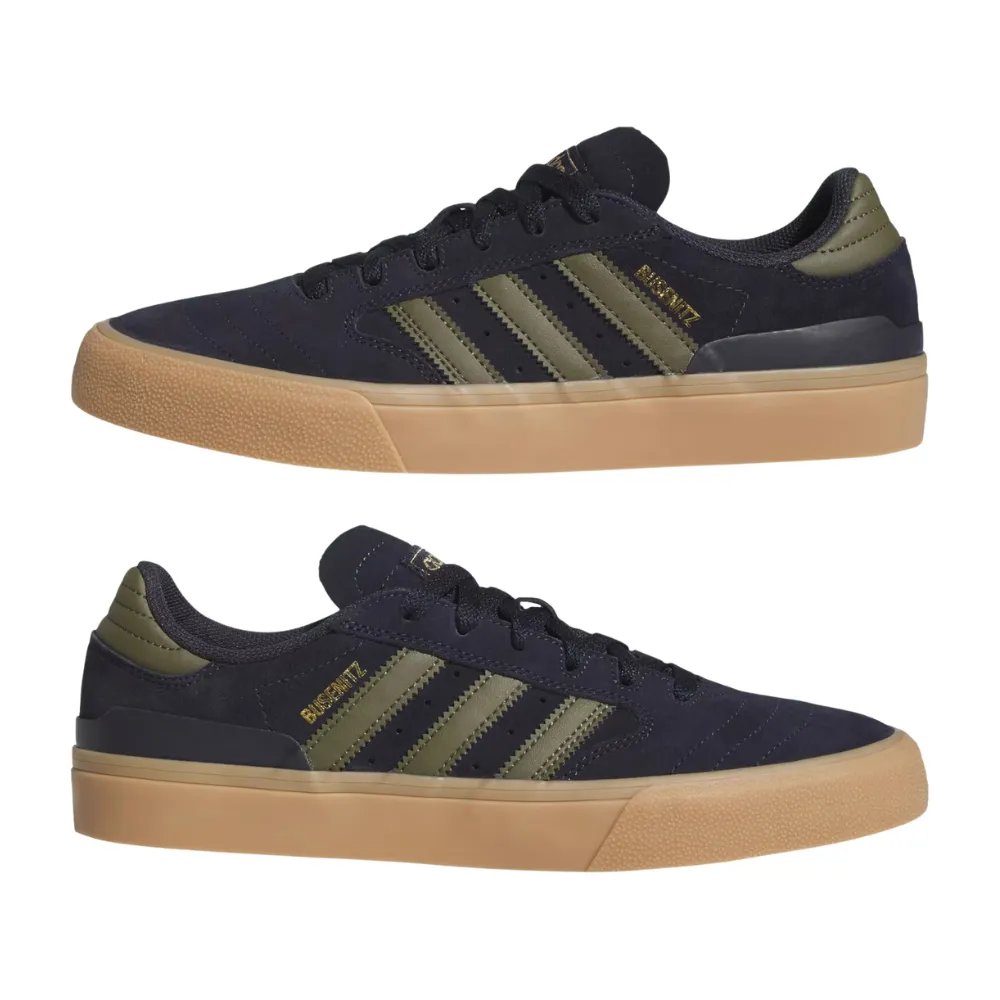 Adidas Skateboarding Busenitz Vulc II Skate Shoes | Legend Ink, Olive Strata & Gold Metallic