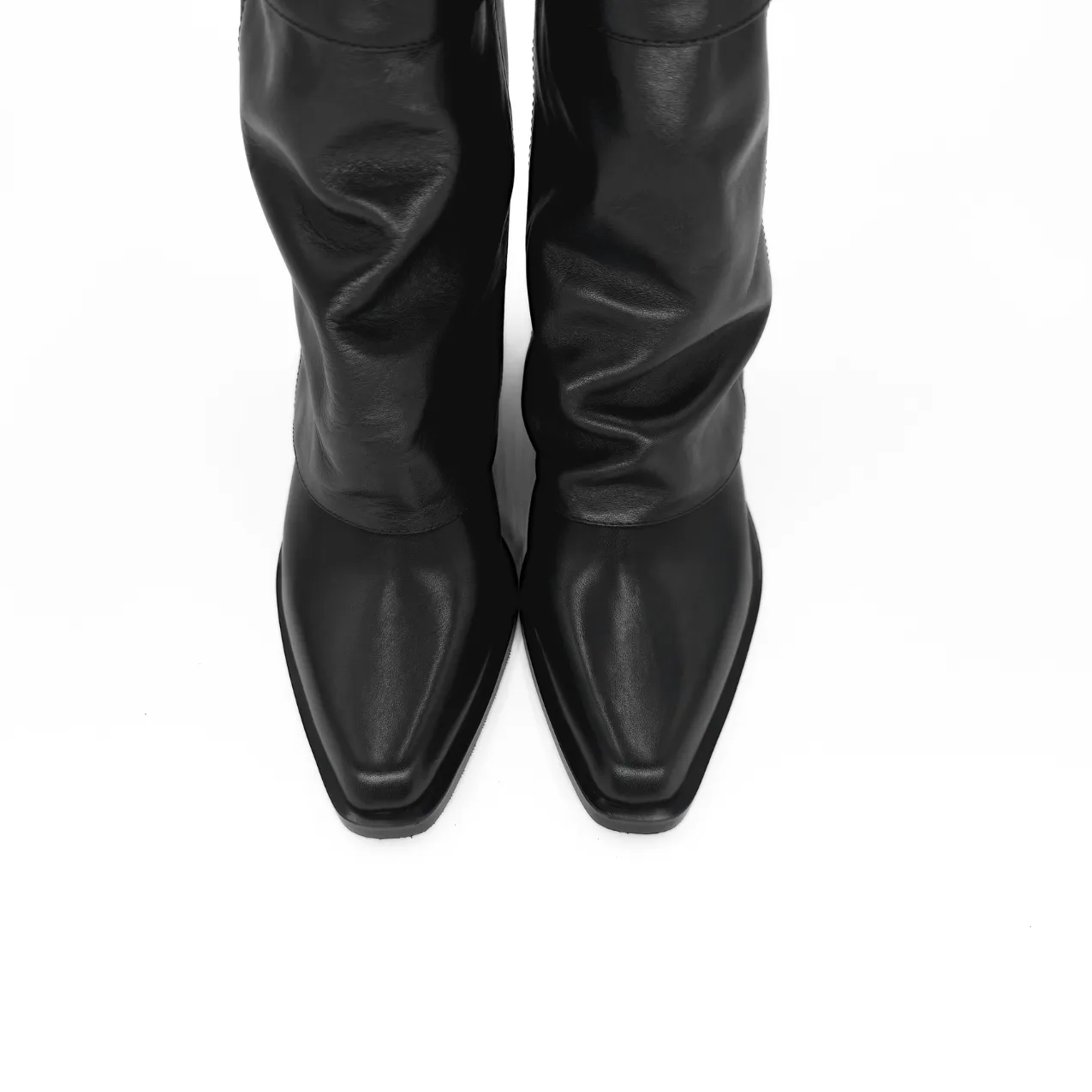 Alma Foldover Leather Boots