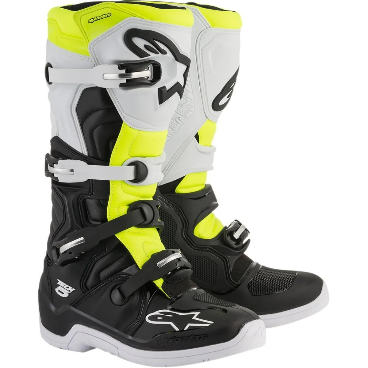 ALPINESTARS TECH 5 BLACK/WHITE/YELLOW-11