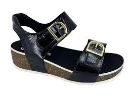 ARA NOVA BLACK PATENT LEATHER SANDAL