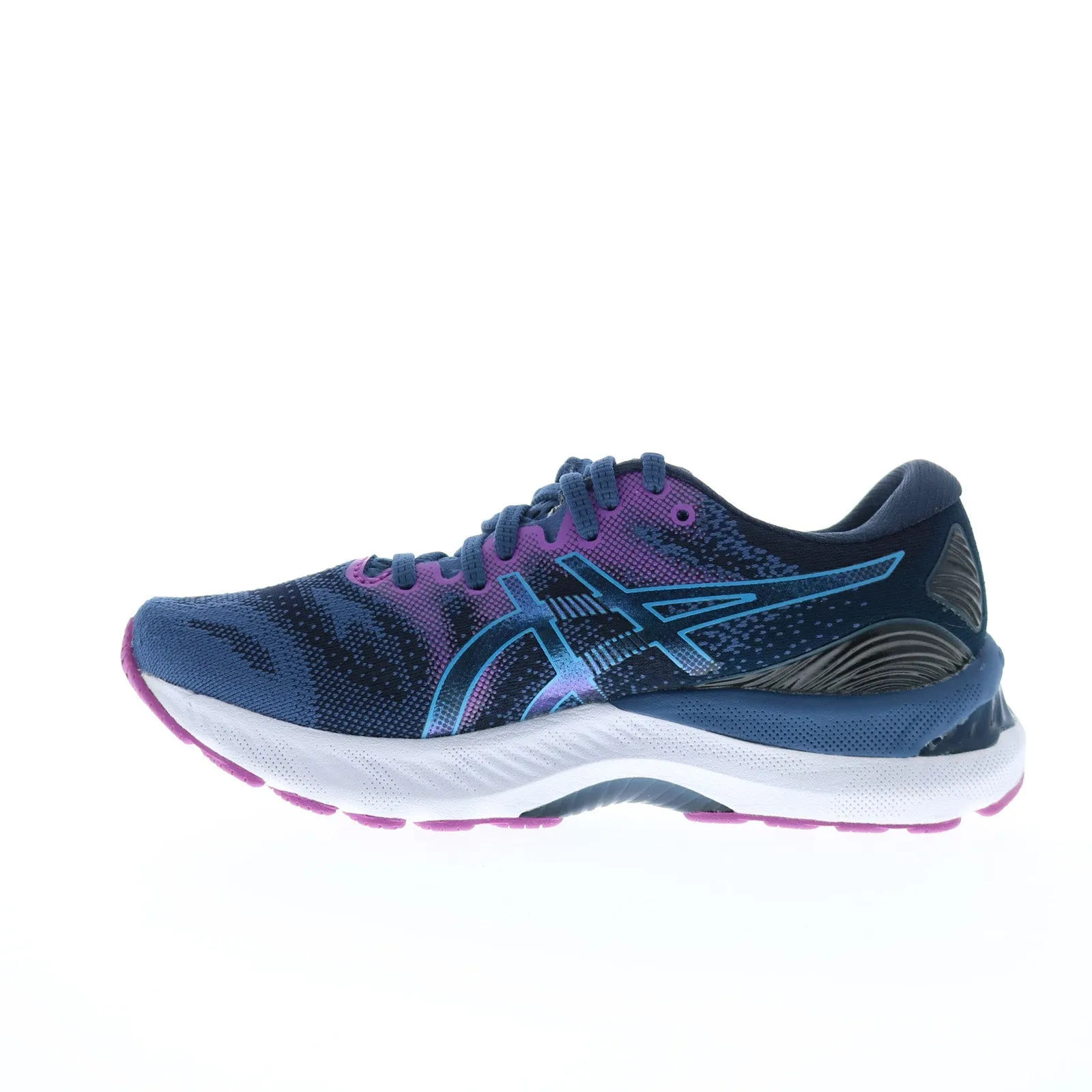 Asics Gel-Nimbus 23 1012A884-402 Womens Blue Wide Athletic Running Shoes