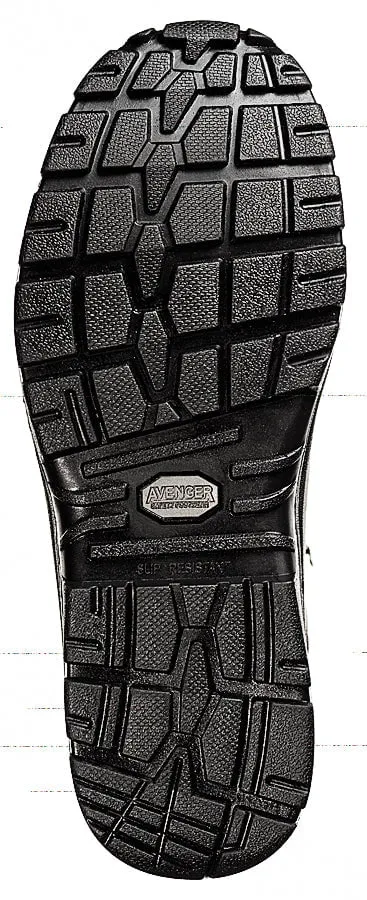 Avenger Womens Composite Toe EH WP Wellington M Brown Leather Boots