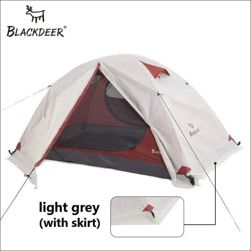 Blackdeer archeos 4 season tent - waterproof, double layer, 2-3 people backpacking tent for winter,