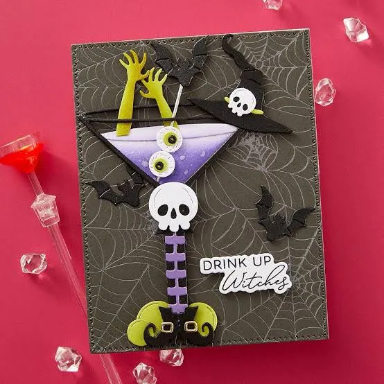 Boos! Cocktails Cutting Dies Spellbinders S4-1381