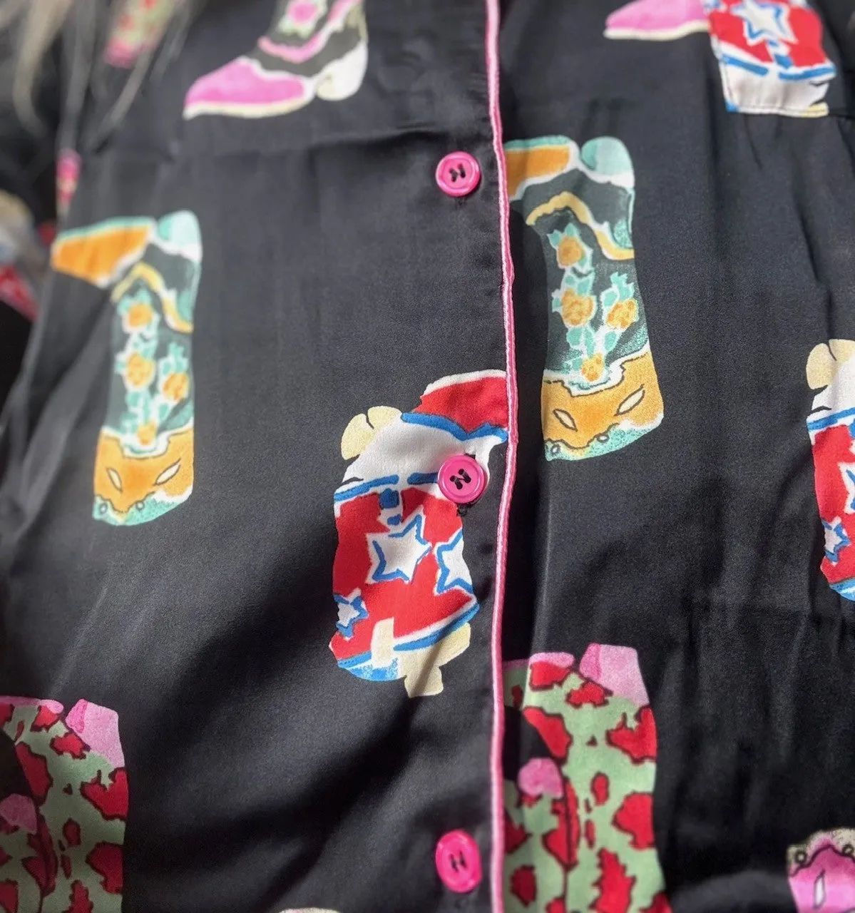 Boots in Your Bed PJs - Pajama Leisure Set