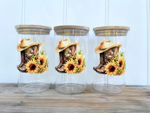Boots   Sunflowers Canisters