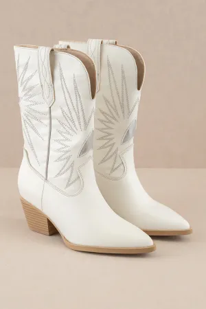 Camie Boots - White