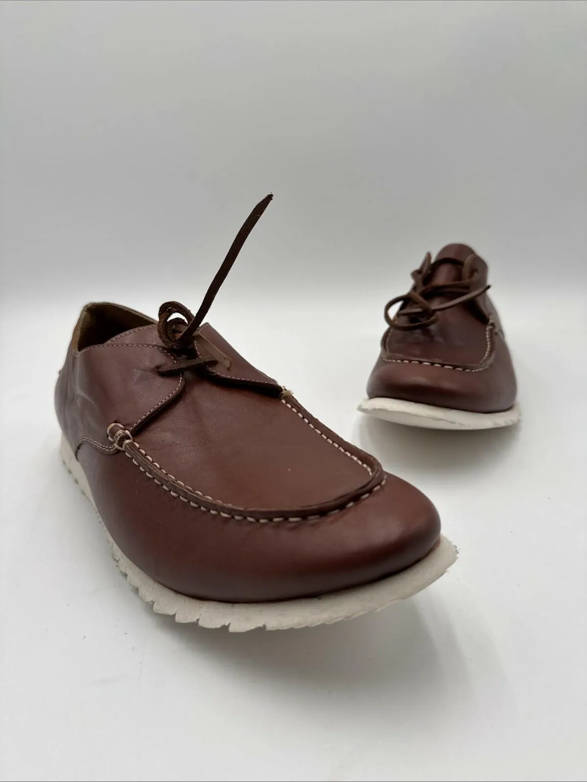 Carlos by Carlos Santana Hendrix Moccasins Men's Lace-Up Casual Shoe Size 11.5D - Very Good