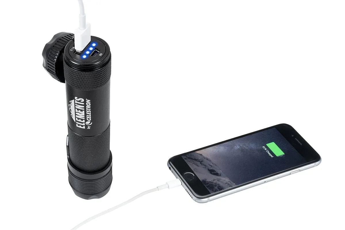 Celestron Elements Thermotorch3 Flashlight/Charger/Warmer- 94554