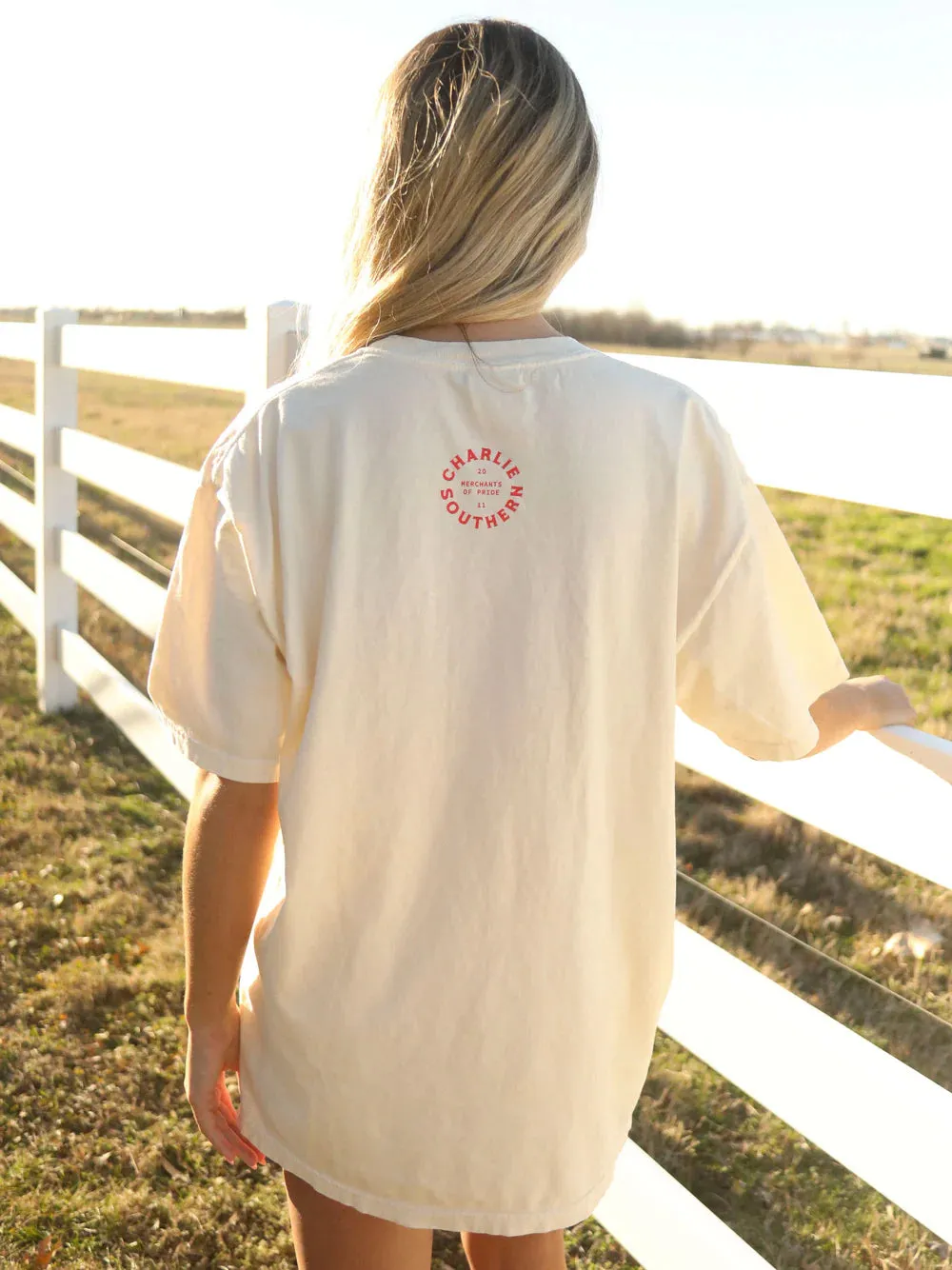 Charlie Southern Cowboy Country Club Martini Tee