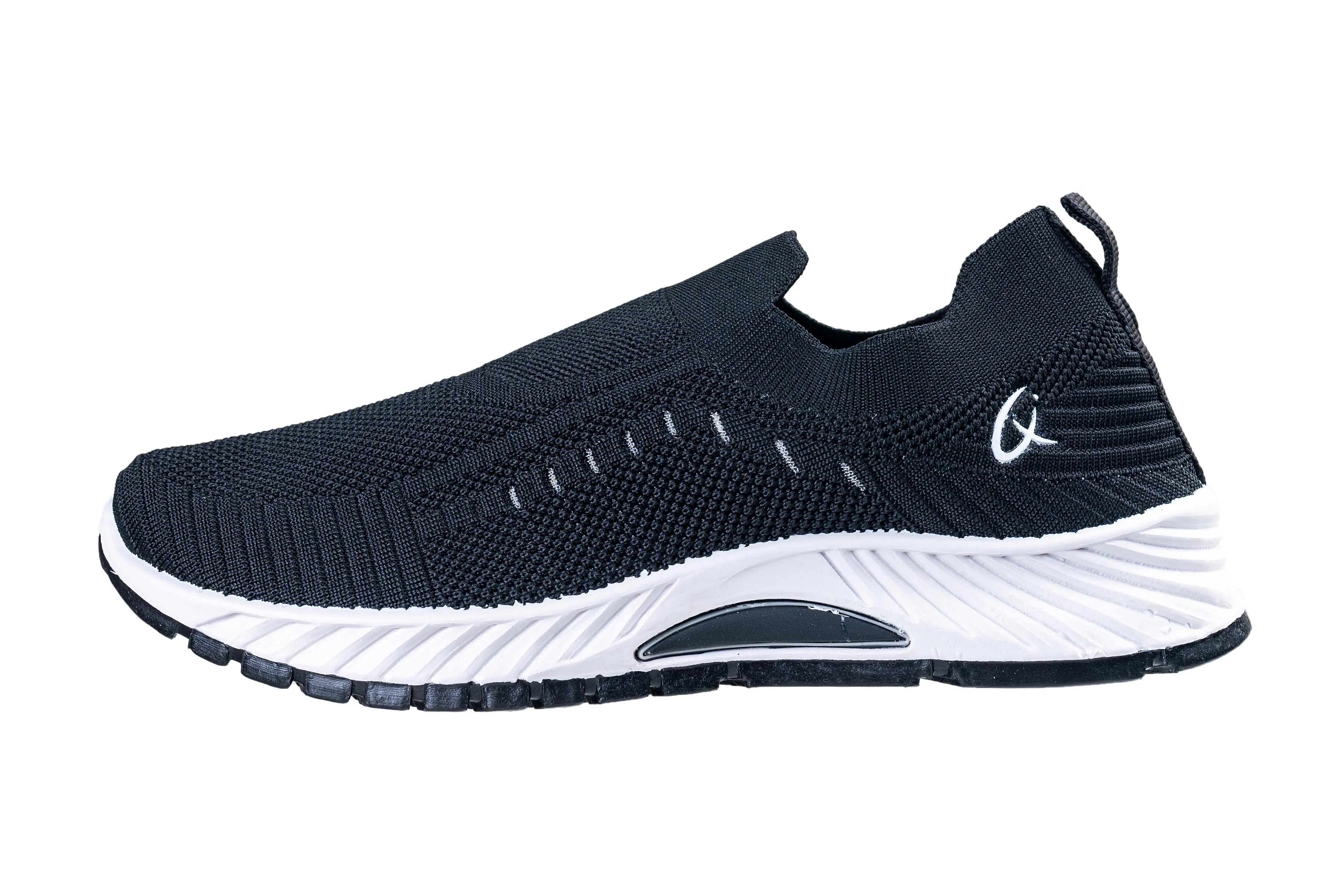 Comfort Walk Gents Black Sports Shoe