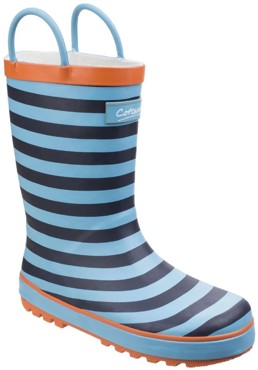 Cotswold Captain Stripy Kids Wellington Boots