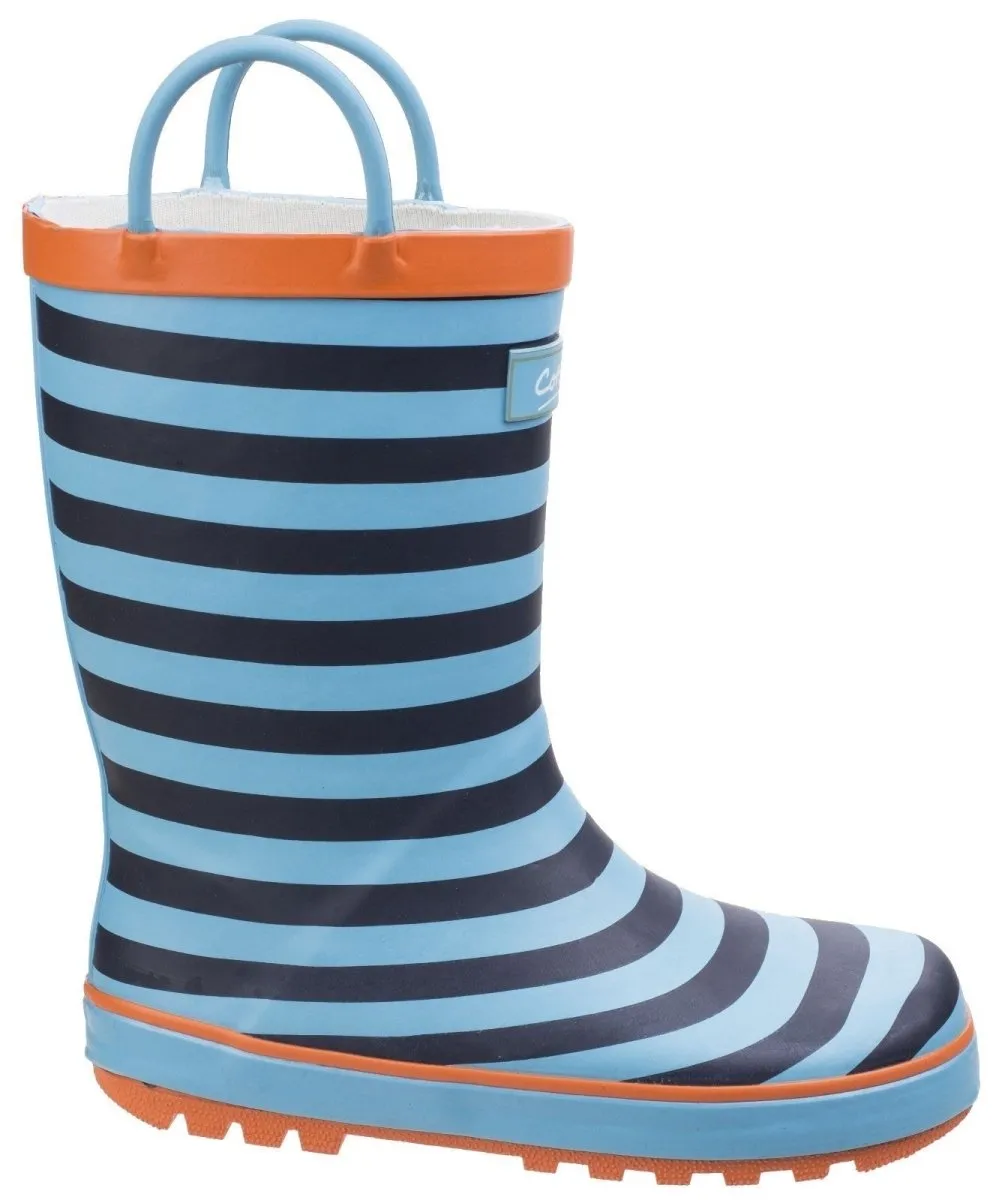 Cotswold Captain Stripy Kids Wellington Boots