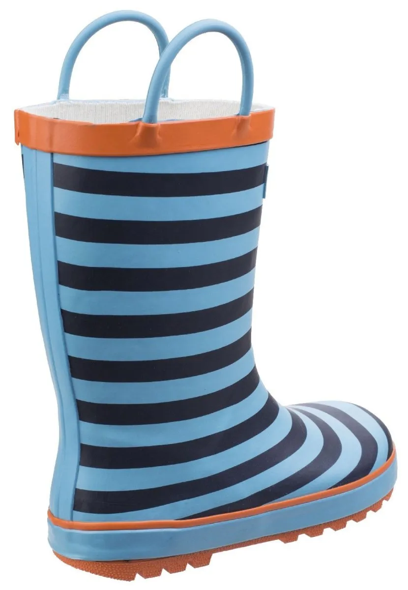 Cotswold Captain Stripy Kids Wellington Boots