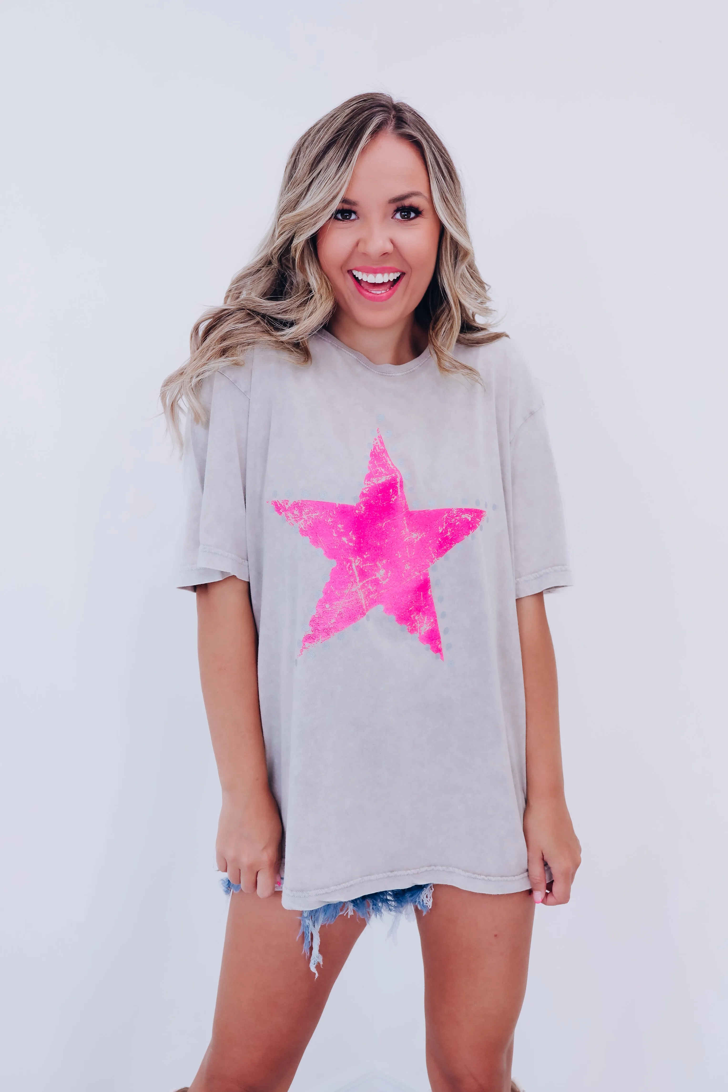 Country Star Graphic Tee - Mocha