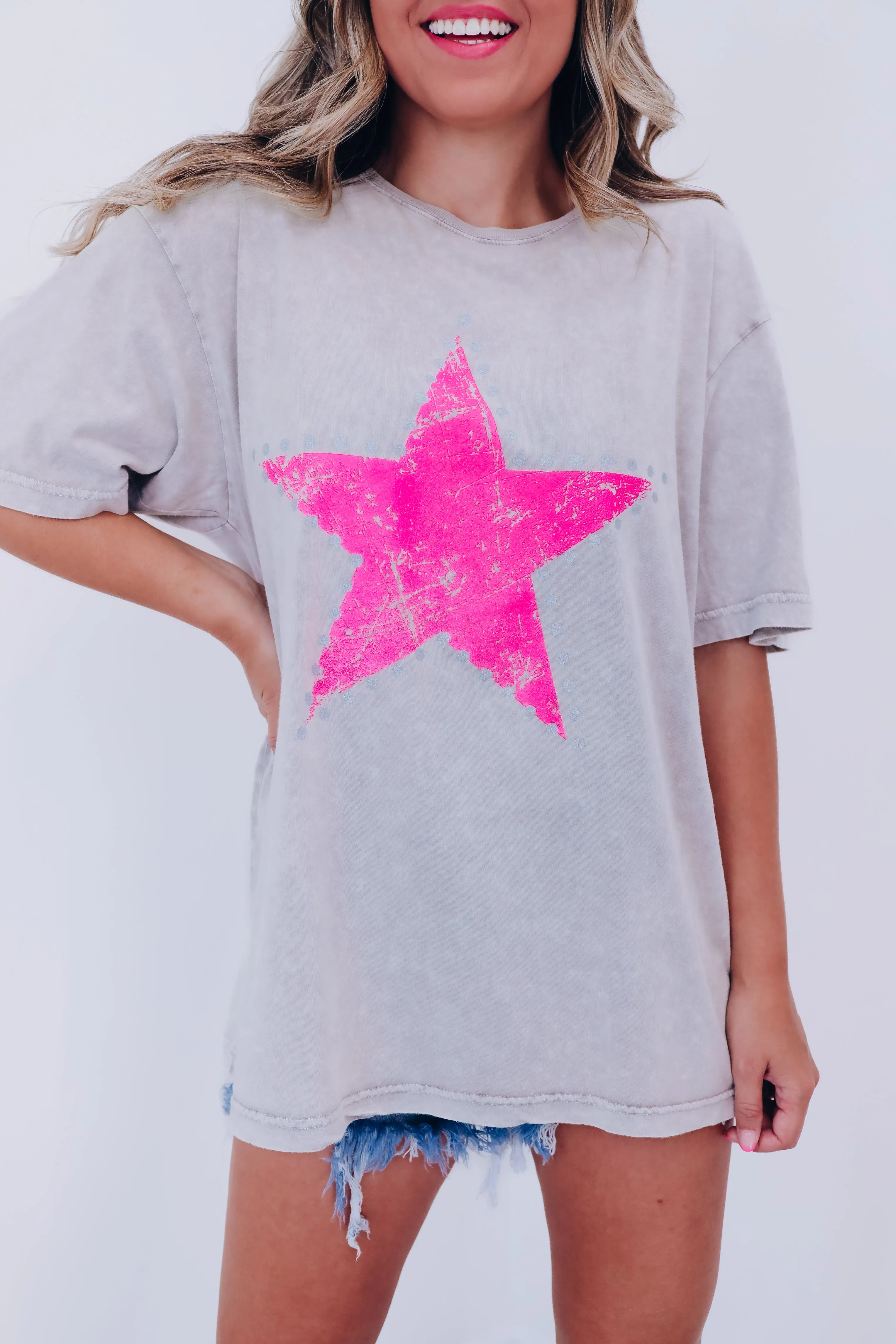 Country Star Graphic Tee - Mocha