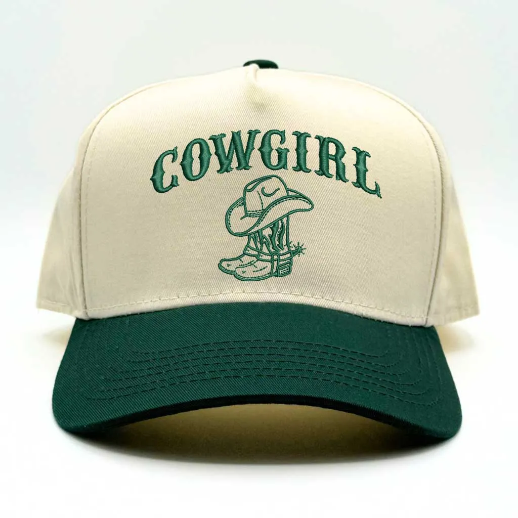 Cowgirl Boots Baseball Hat - 5 Panel Baseball Cap