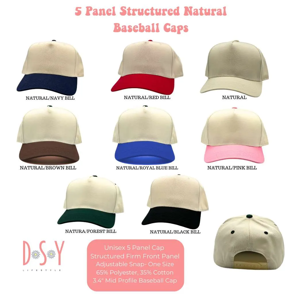 Cowgirl Boots Baseball Hat - 5 Panel Baseball Cap