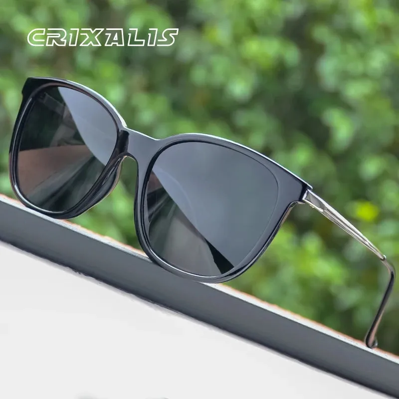 CRIXALIS Vintage Cat Eye Sunglasses