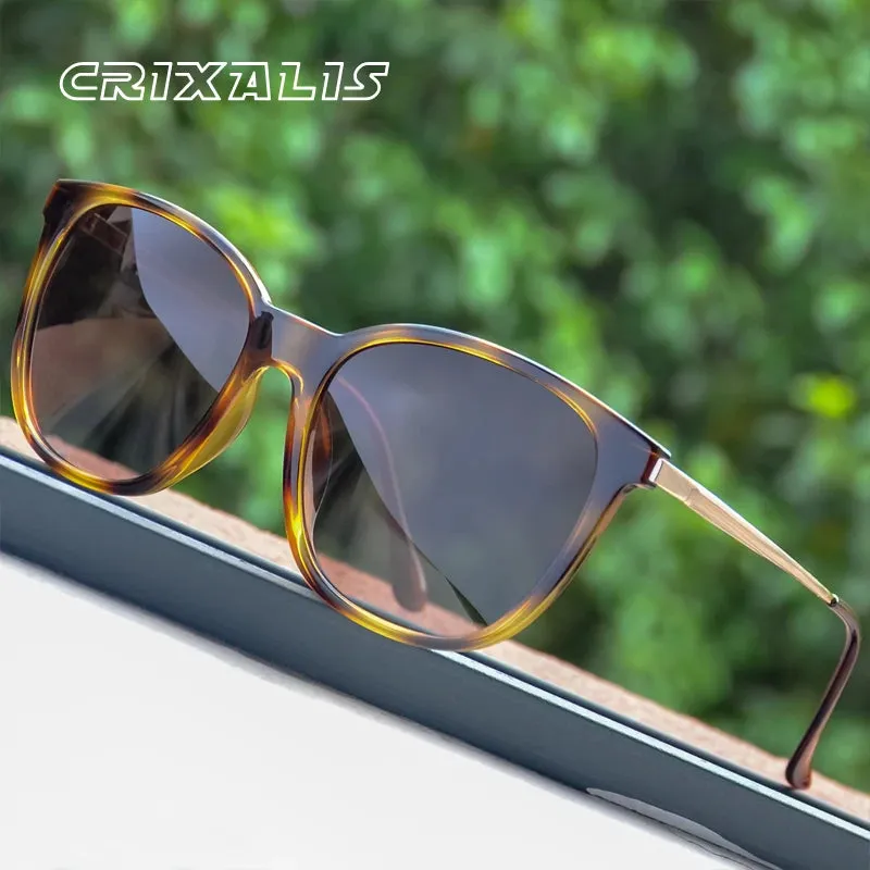 CRIXALIS Vintage Cat Eye Sunglasses
