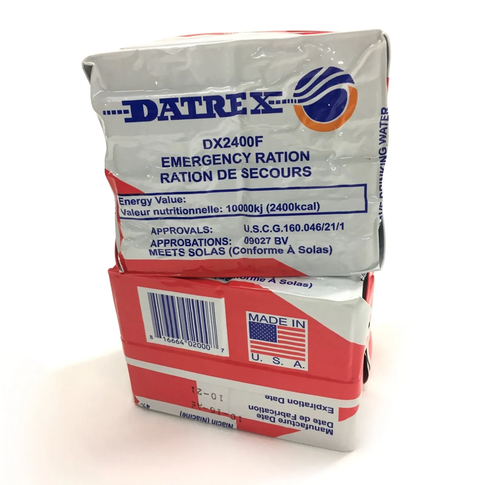 DATREX EMERGENCY FOOD RATION 2400 kcal - 30 PACK CASE