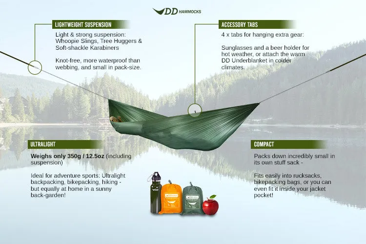 DD Hammocks SuperLight Hammock hængekøje