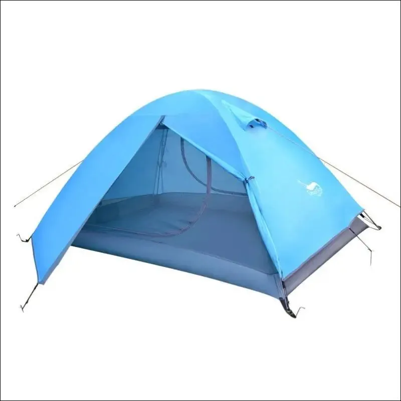 Desert fox backpacking tent 2 person aluminum pole lightweight camping tent double layer portable