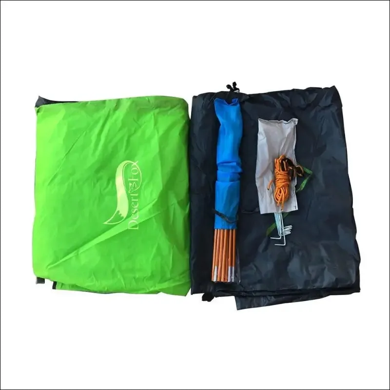 Desert fox backpacking tent 2 person aluminum pole lightweight camping tent double layer portable