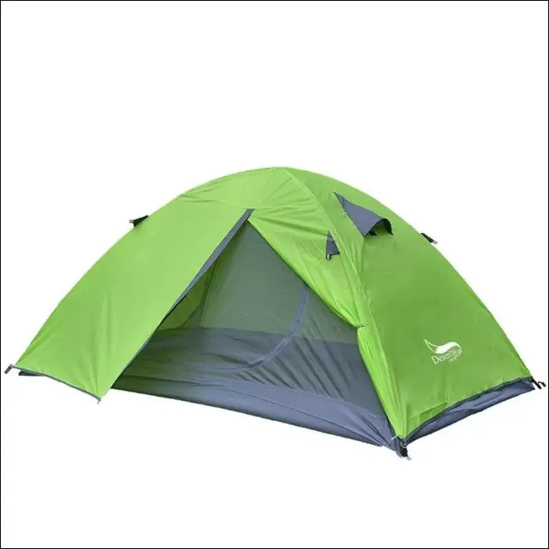 Desert fox backpacking tent 2 person aluminum pole lightweight camping tent double layer portable